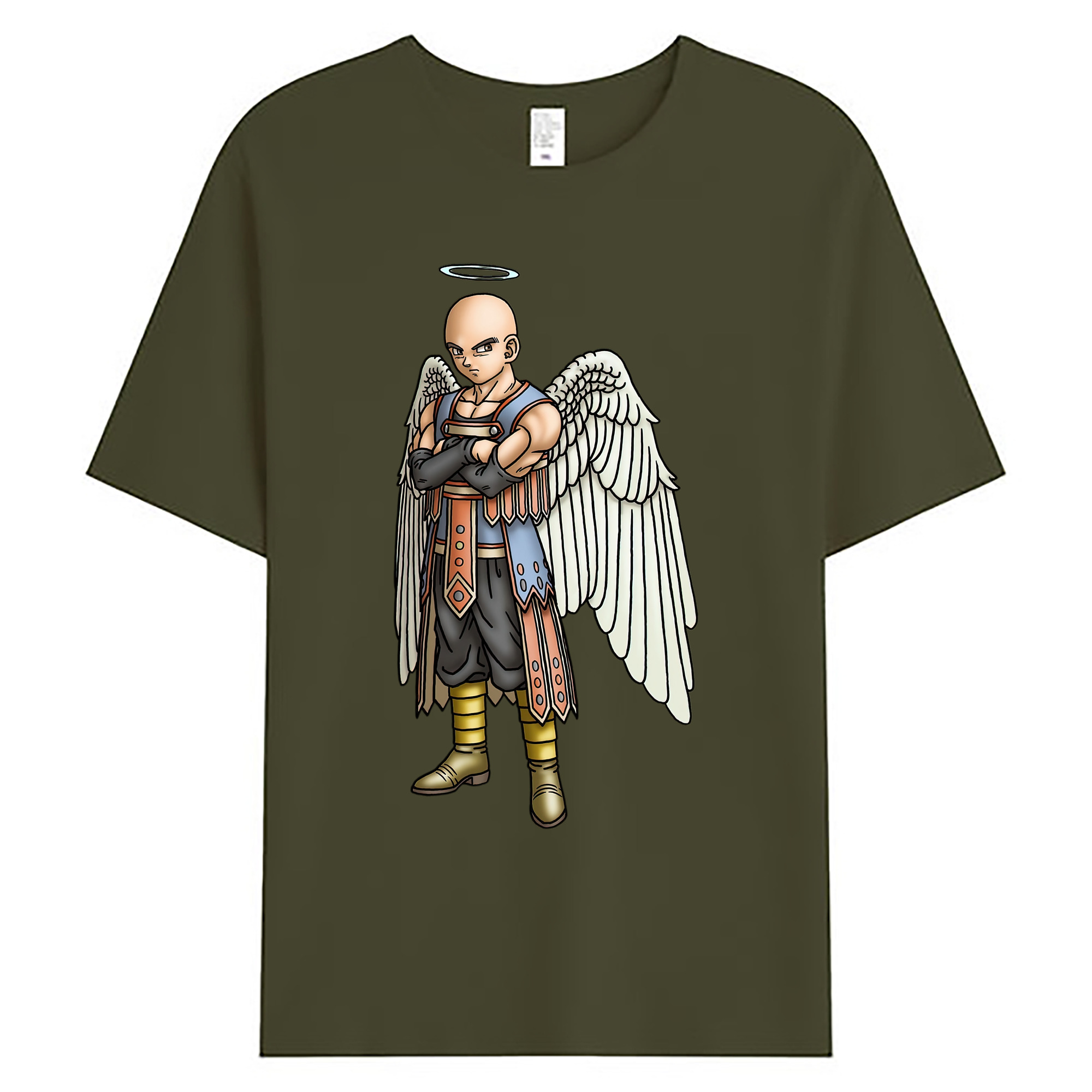 （画像用） ドラゴンクエスト Doragon Kuesuto Dragon Quest 綿100％ メンズ半袖Tシャツ｜肌触りやわらか＆通気性